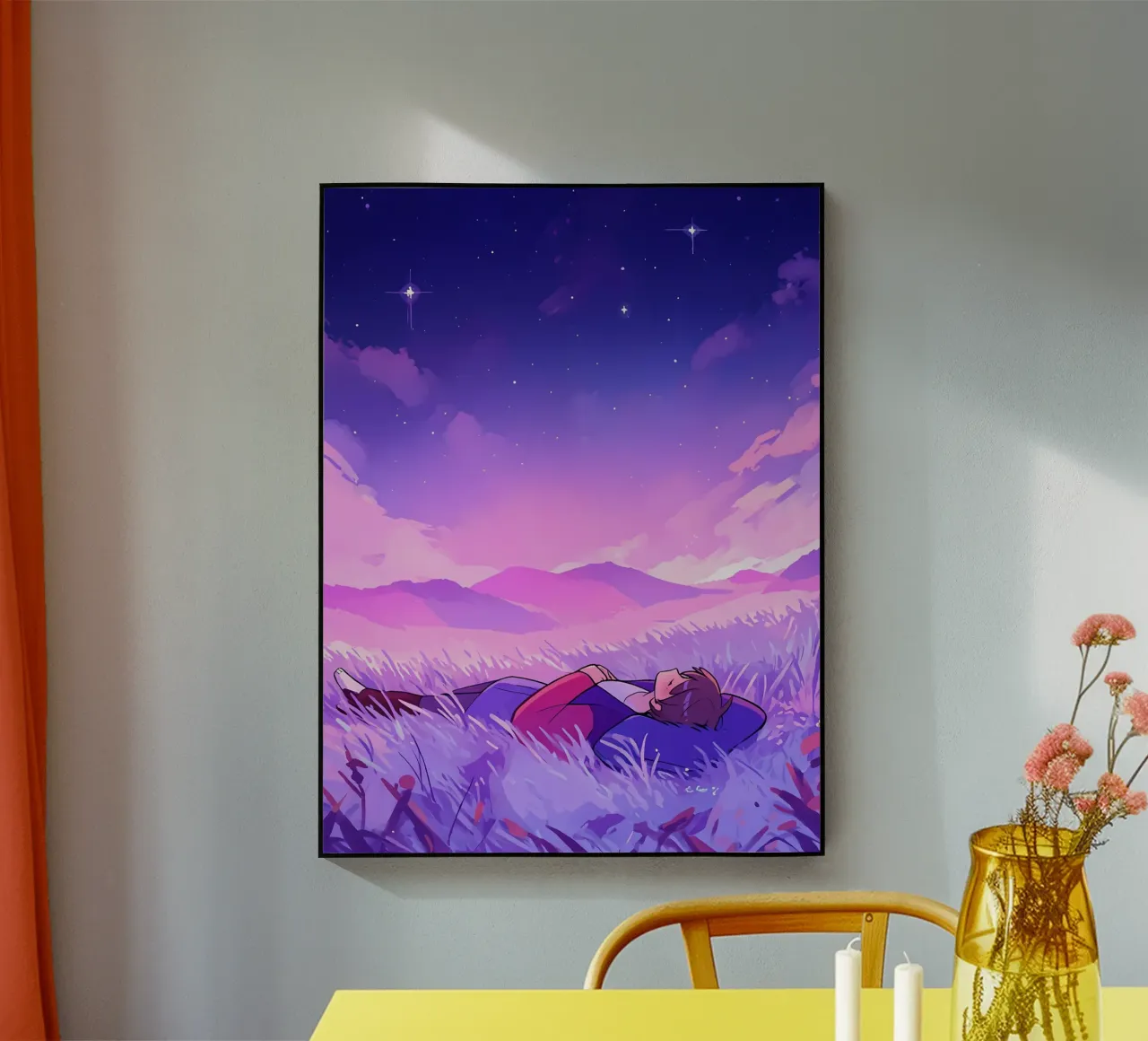 In The Dreamland Alone Lofi Art metacrilato de LoFi Gallery