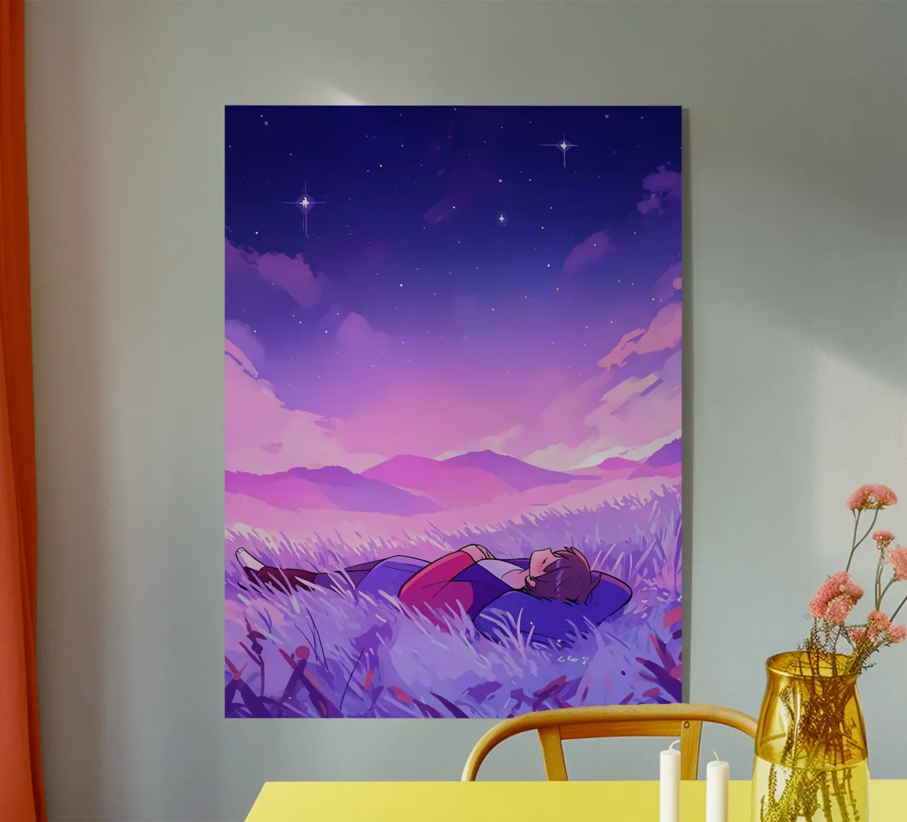 In The Dreamland Alone Lofi Art metacrilato de LoFi Gallery