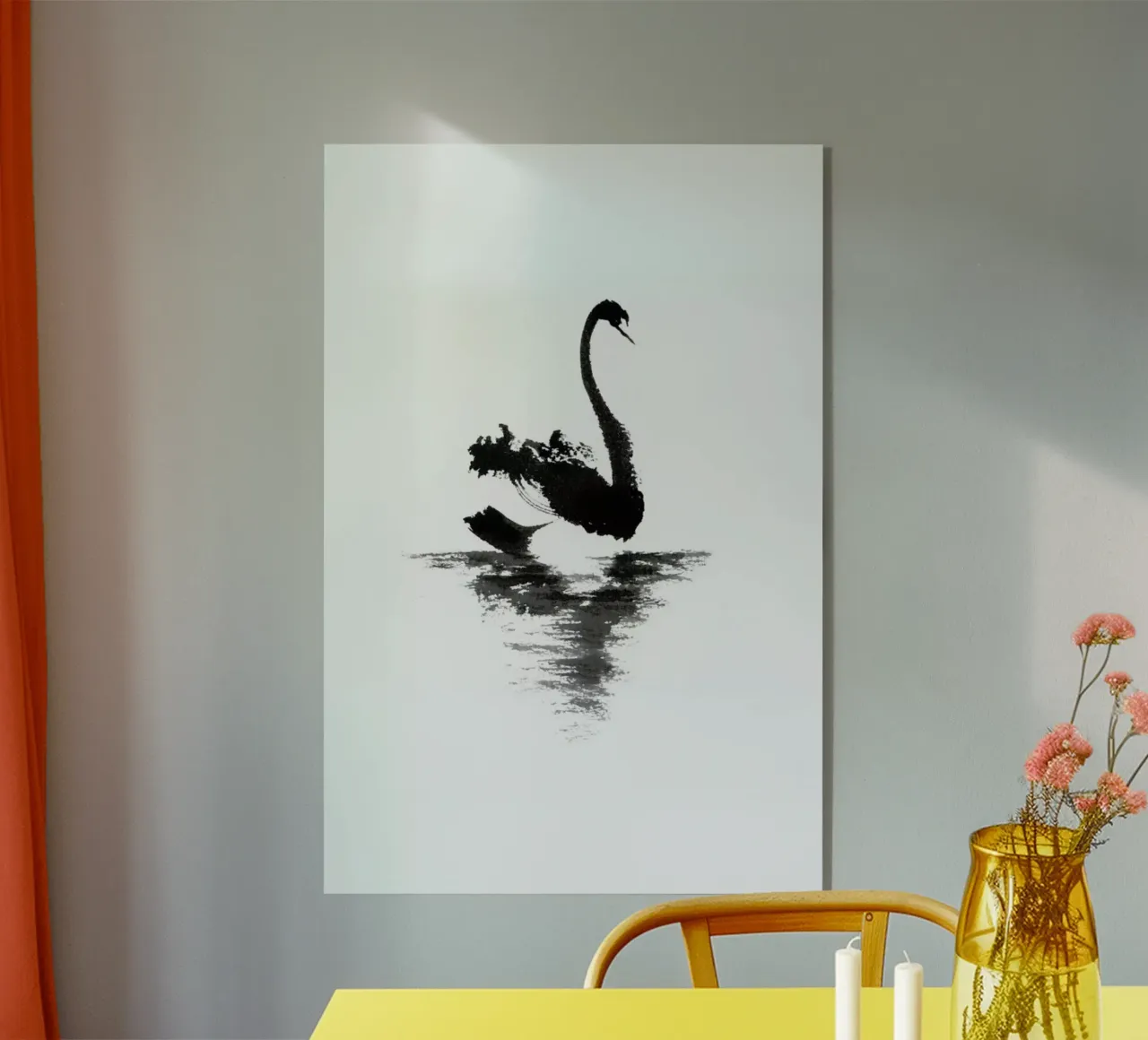 Black Swan II plexiglass da Flora & Fauna