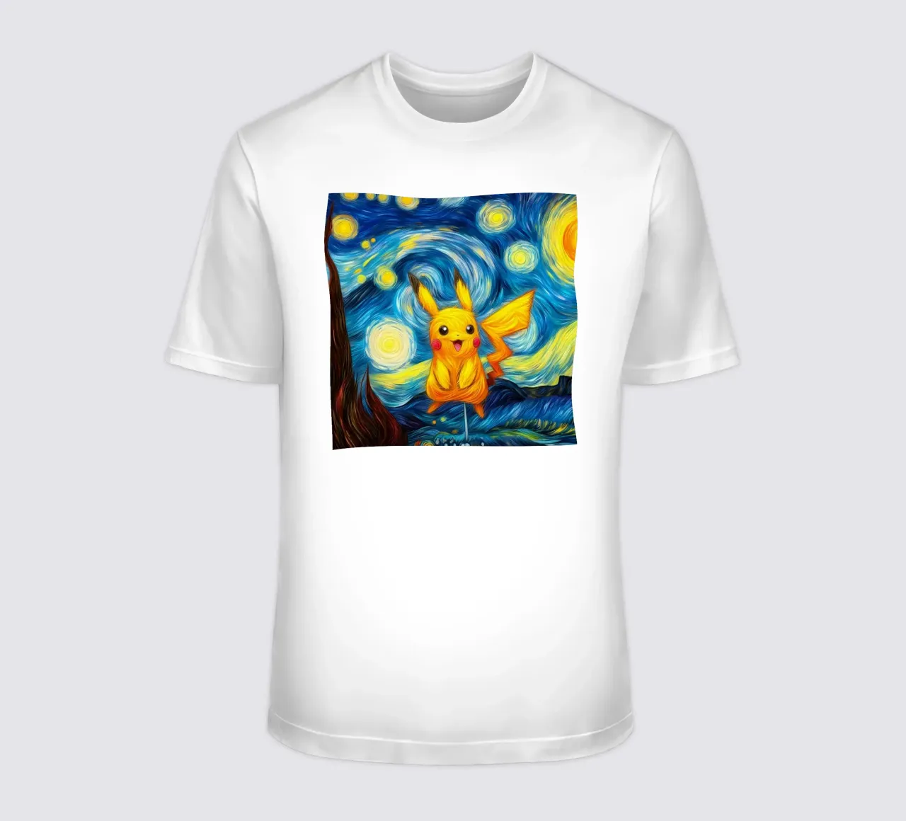 Il simpatico Pikachu t-shirt da withandname