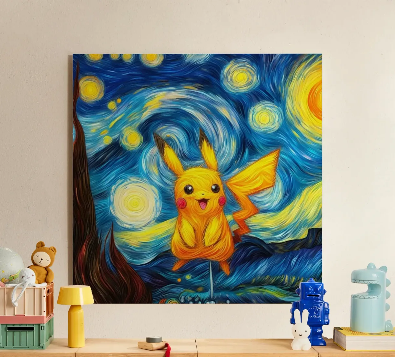 Il simpatico Pikachu plexiglass da withandname
