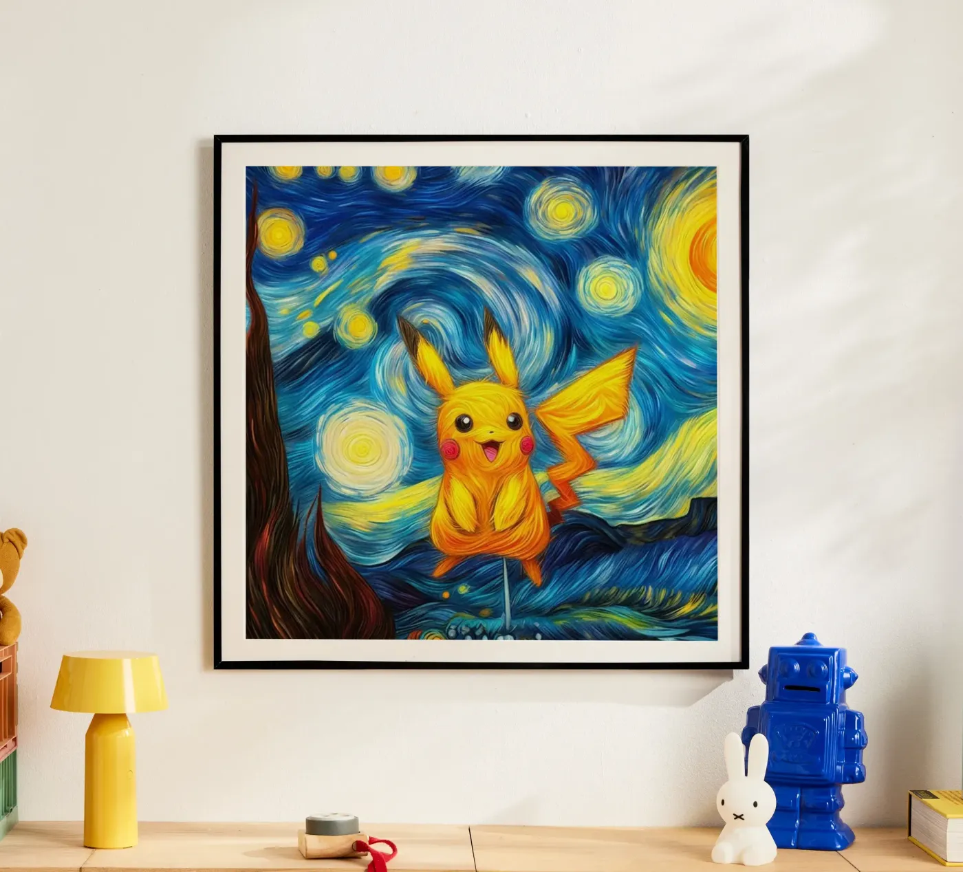 Il simpatico Pikachu poster da withandname