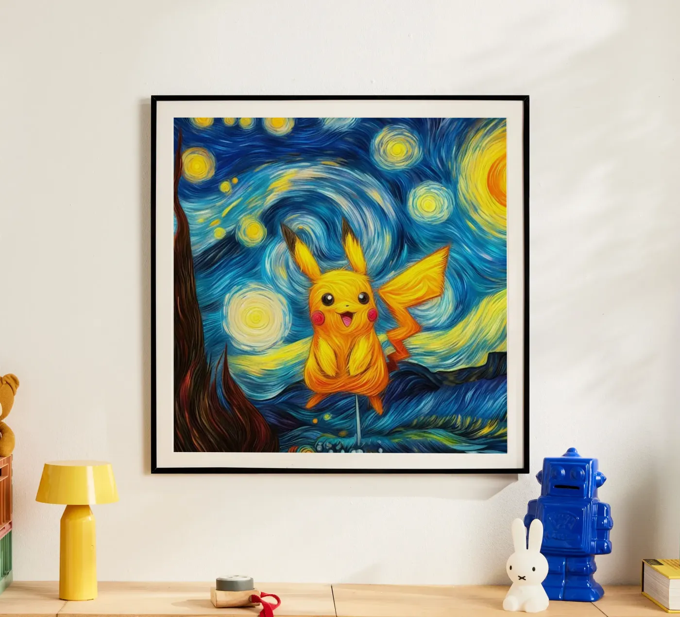 Il simpatico Pikachu poster da withandname