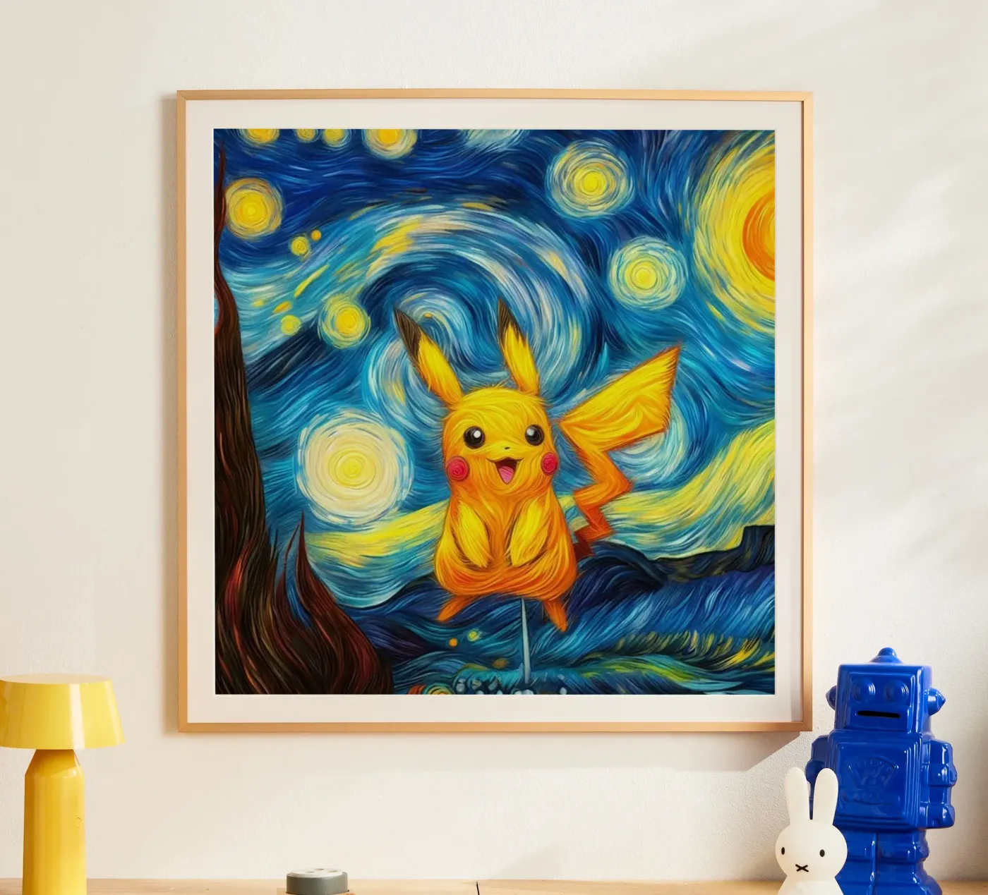 Il simpatico Pikachu poster da withandname