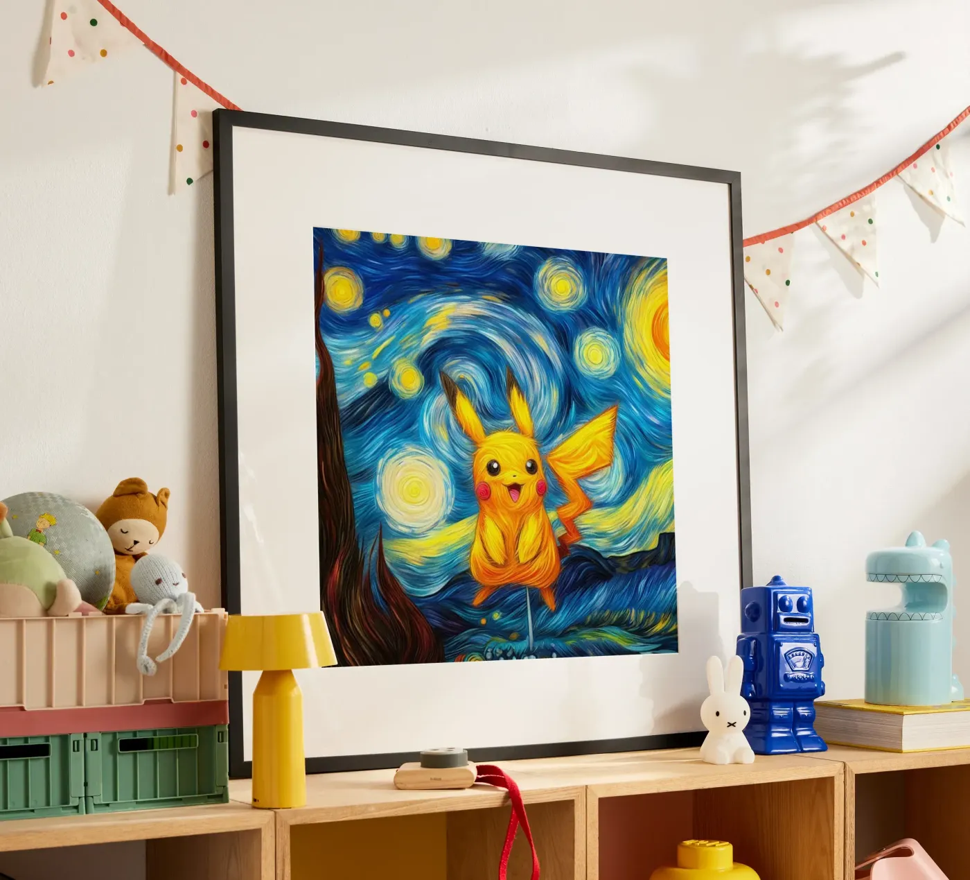 Il simpatico Pikachu poster da withandname