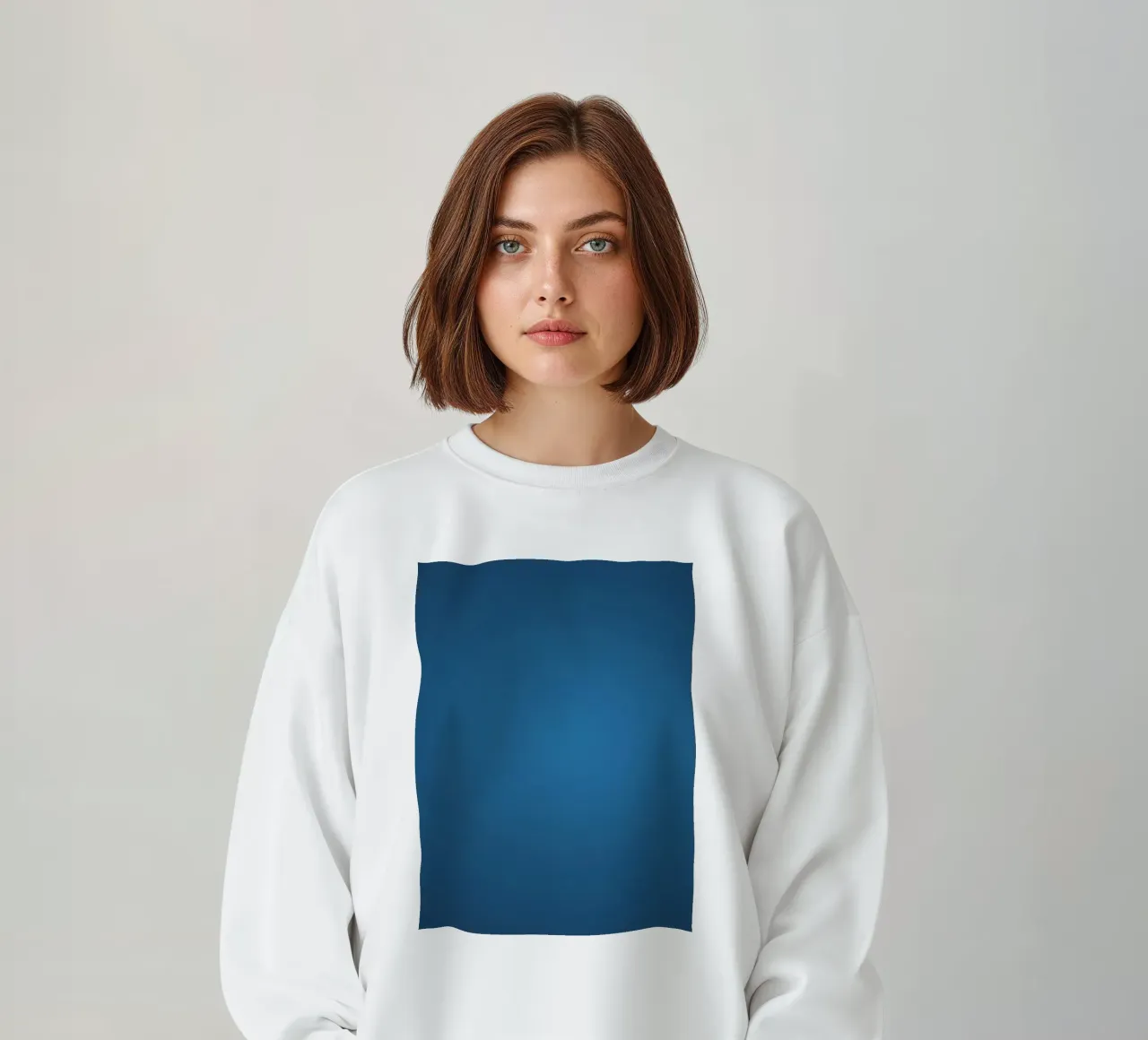 Diseño abstracto de fondo azul sudadera de DesignDoodle