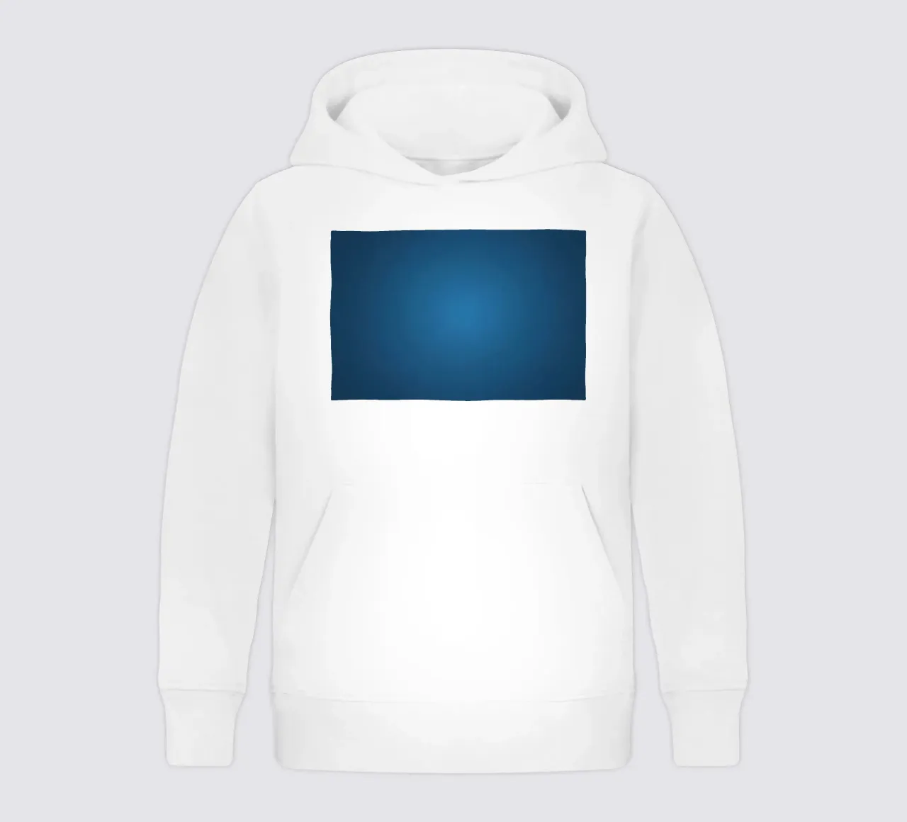 Diseño abstracto de fondo azul sudadera con capucha para niño de DesignDoodle