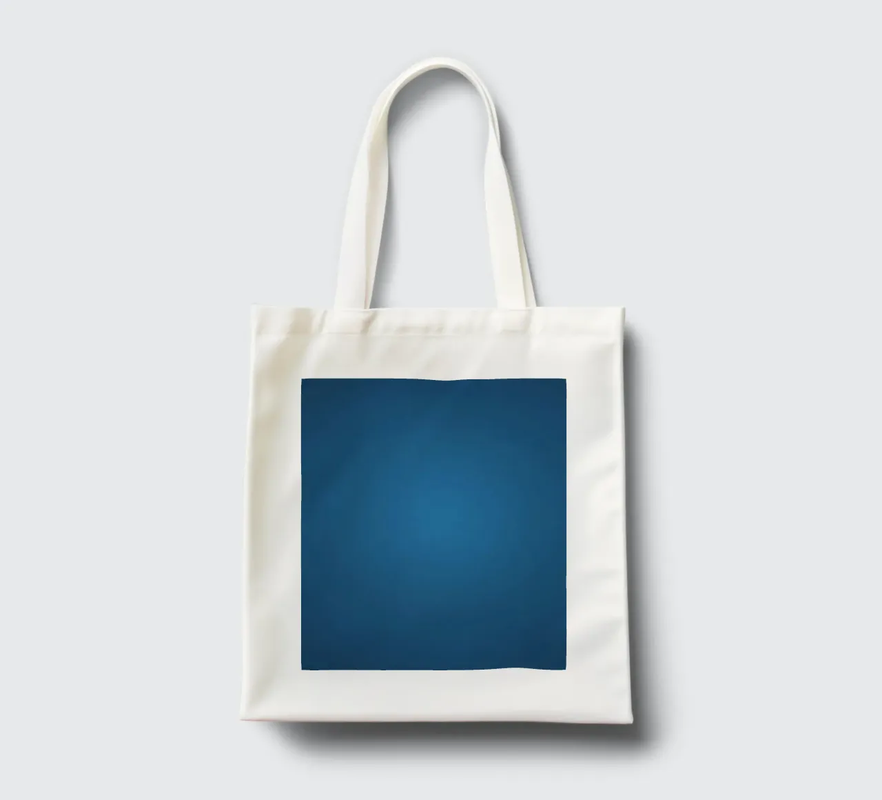 Abstract blauw achtergrondontwerp jute draagtas van DesignDoodle