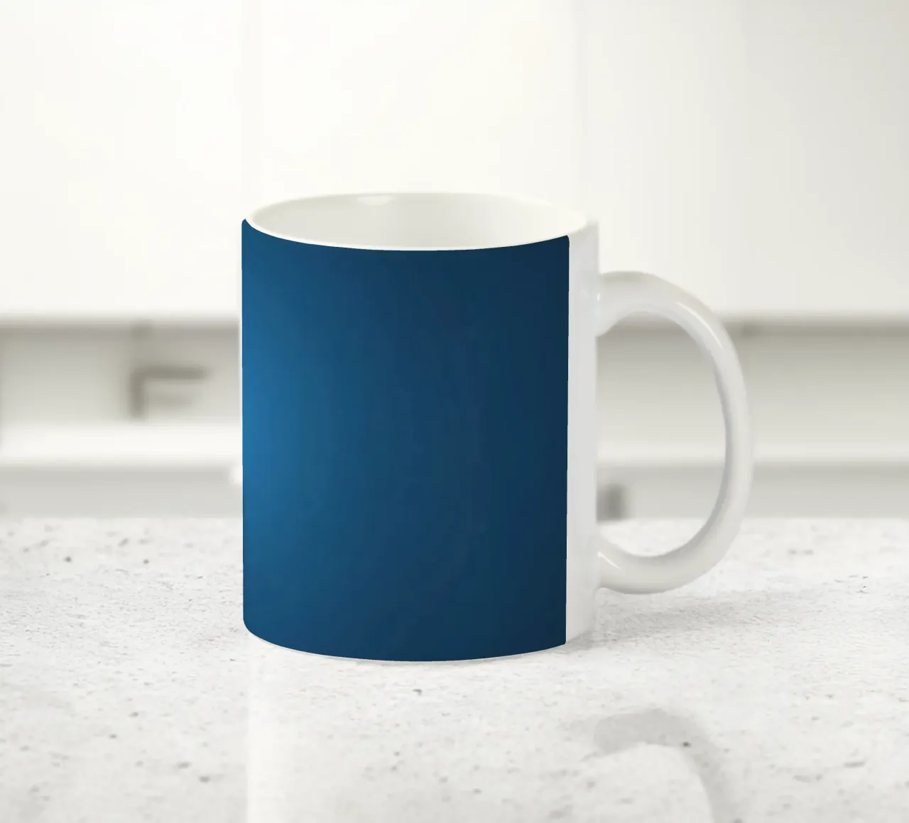 Abstract blauw achtergrondontwerp keramische mok van DesignDoodle