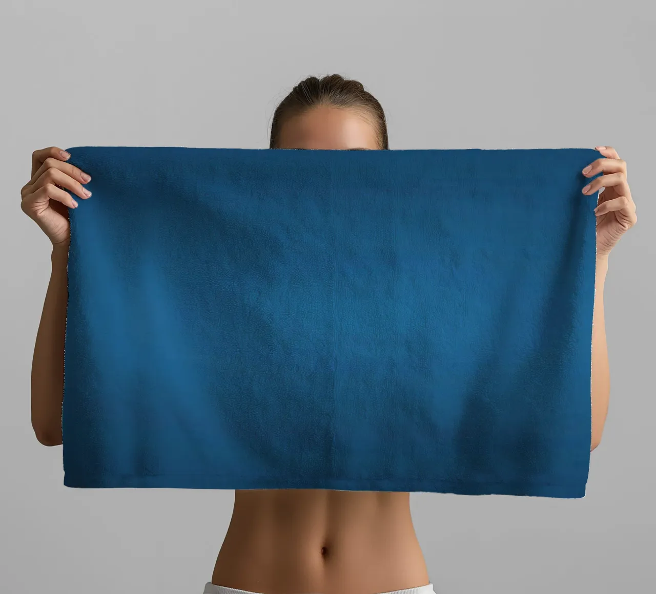 Abstract blue background design towel by DesignDoodle