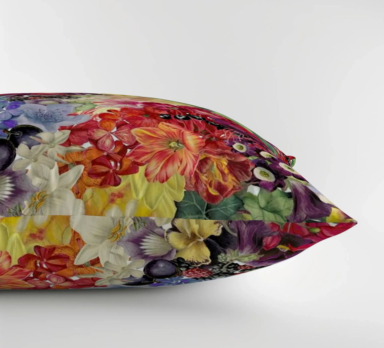Flowers decorative cushion by The Gently Unfurling Sneak