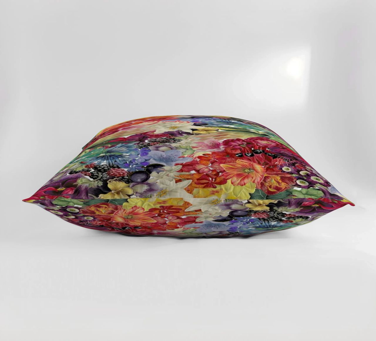 Flowers decorative cushion by The Gently Unfurling Sneak