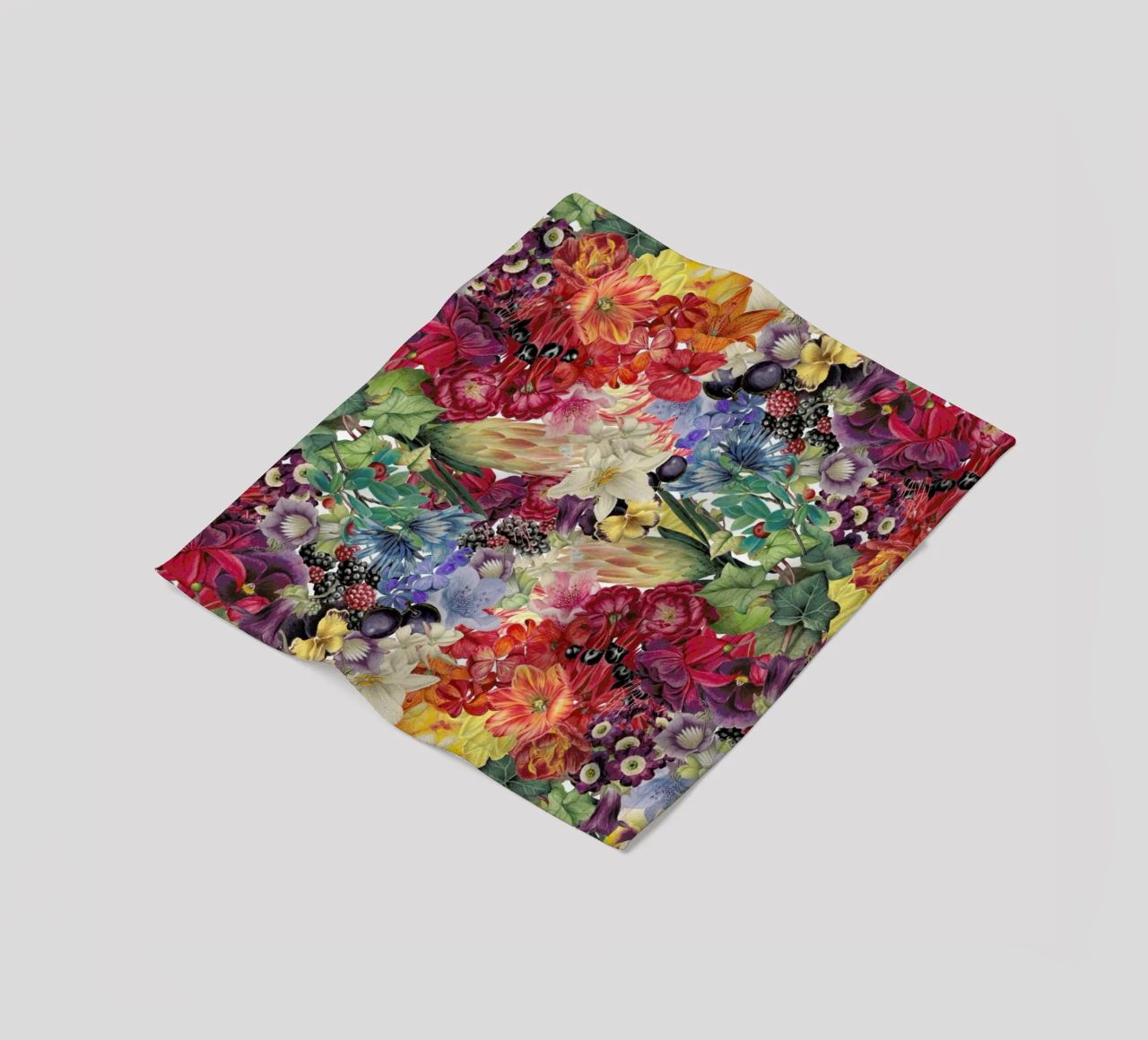 Flowers coperta in pile da The Gently Unfurling Sneak