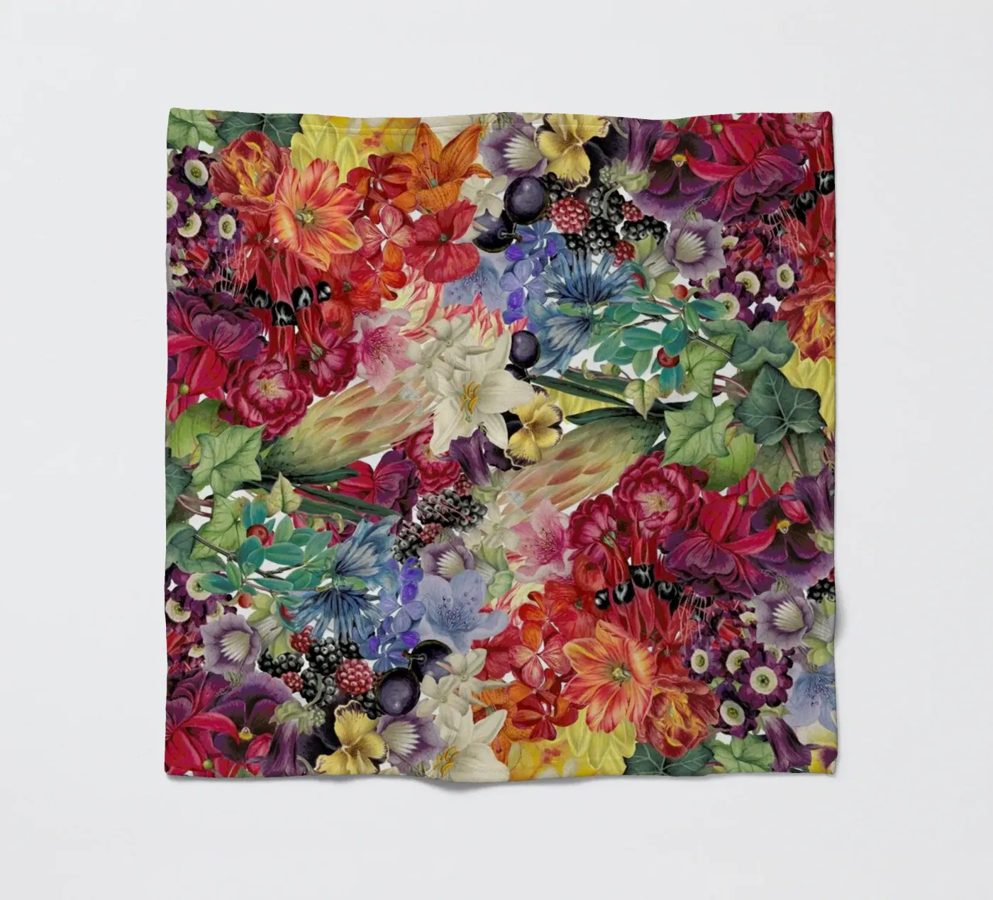 Flowers coperta in pile da The Gently Unfurling Sneak