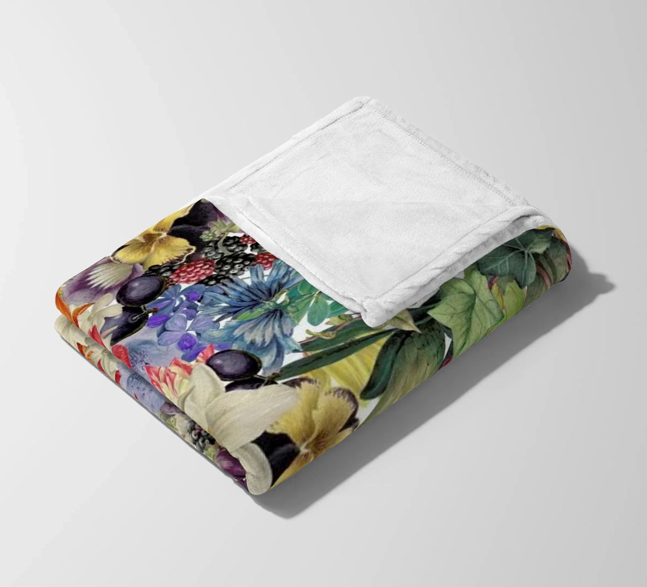 Flowers coperta in pile da The Gently Unfurling Sneak