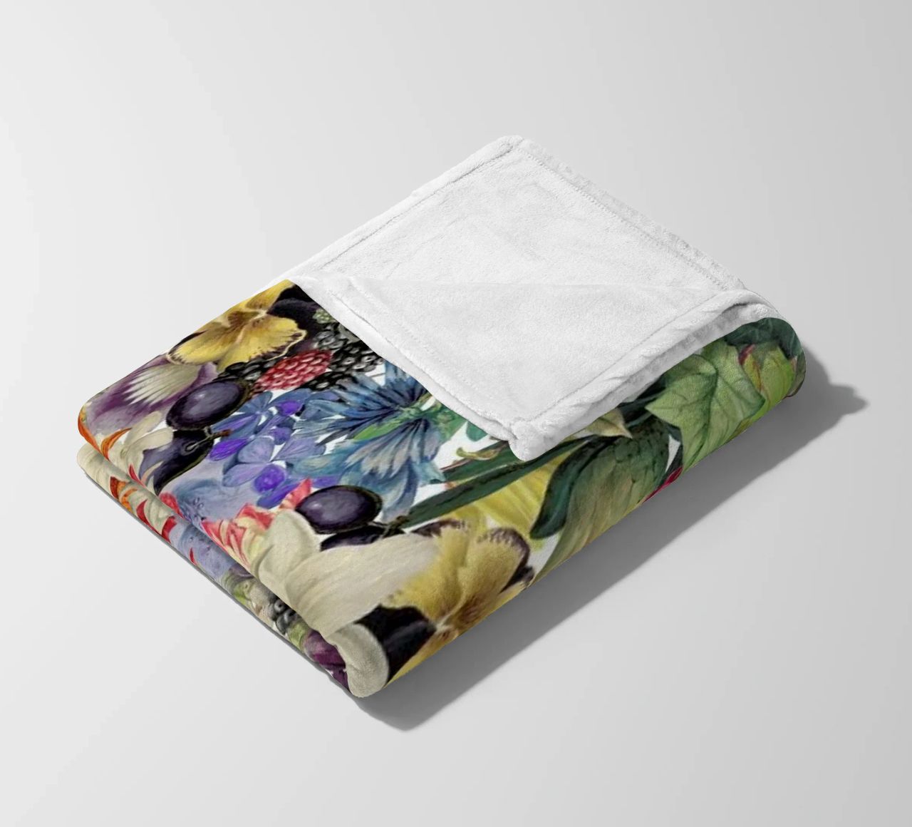 Flowers coperta in pile da The Gently Unfurling Sneak