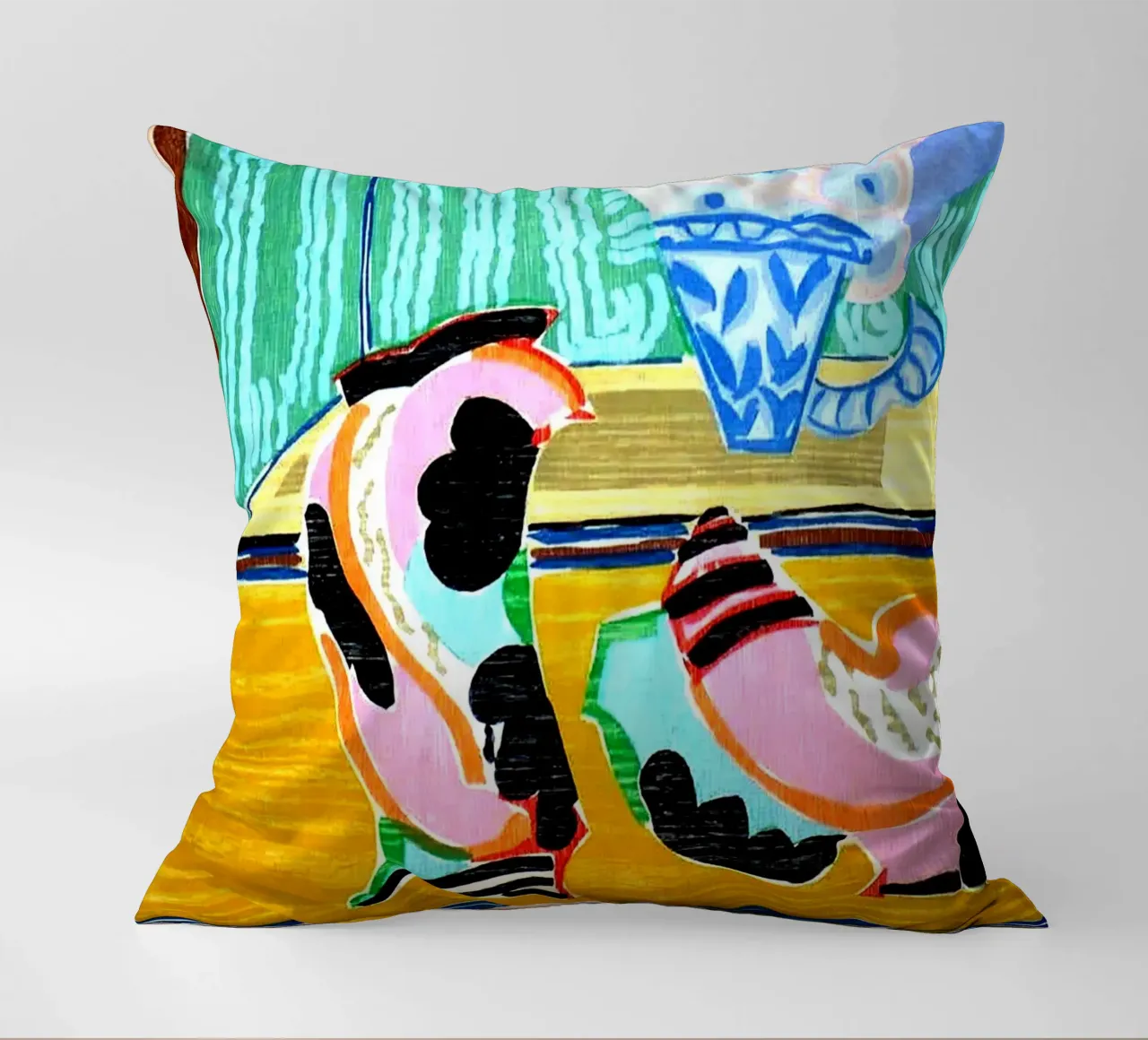 Kabuki Space decorative cushion by Ettyhmoz
