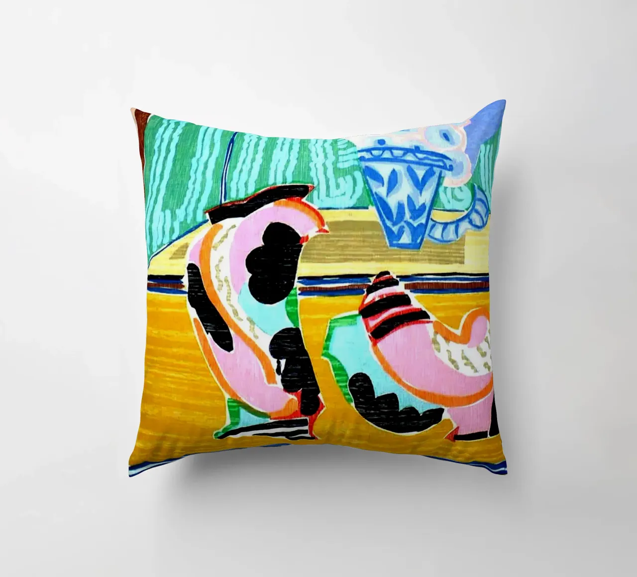 Kabuki Space decorative cushion by Ettyhmoz