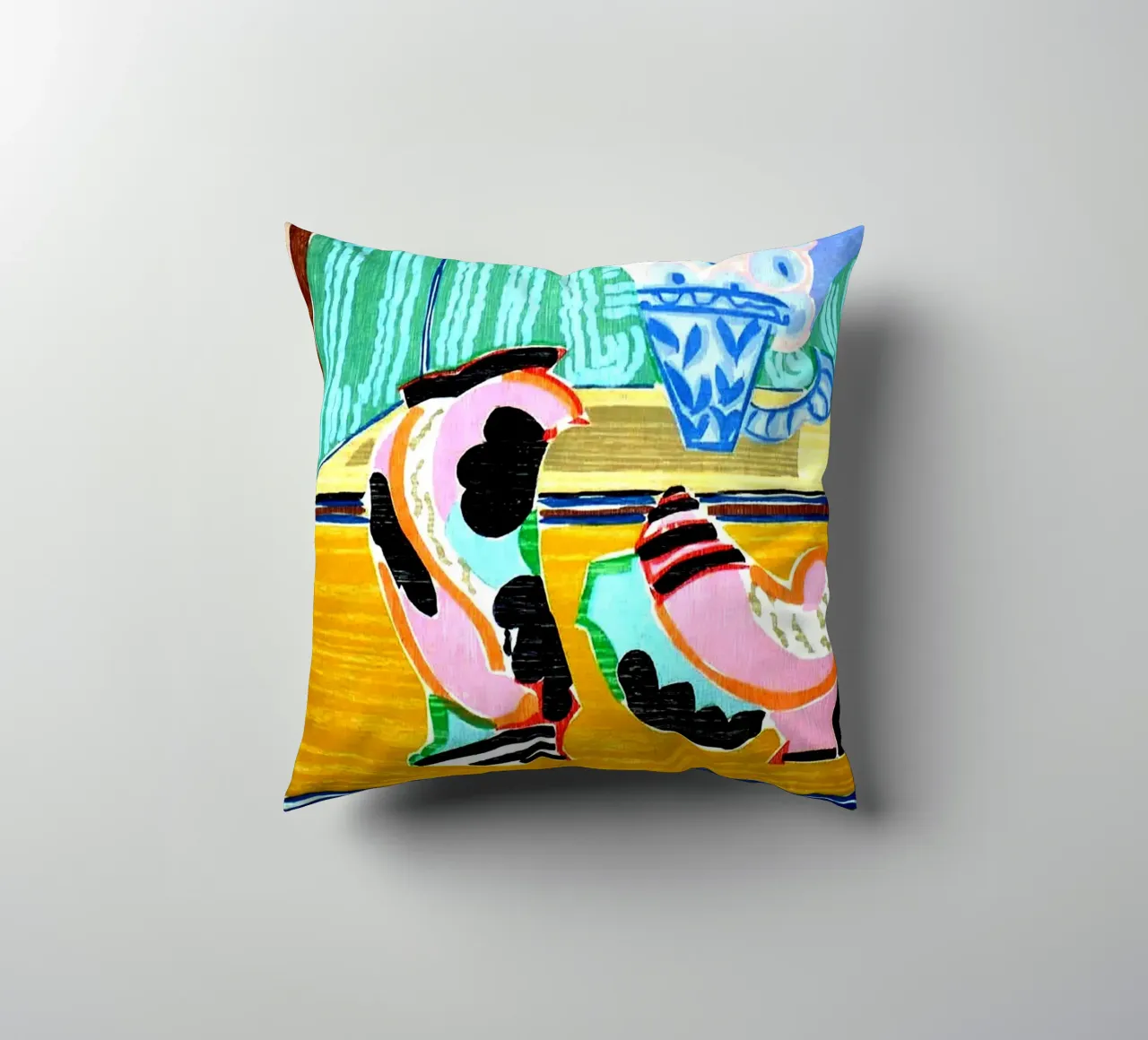 Kabuki Space decorative cushion by Ettyhmoz