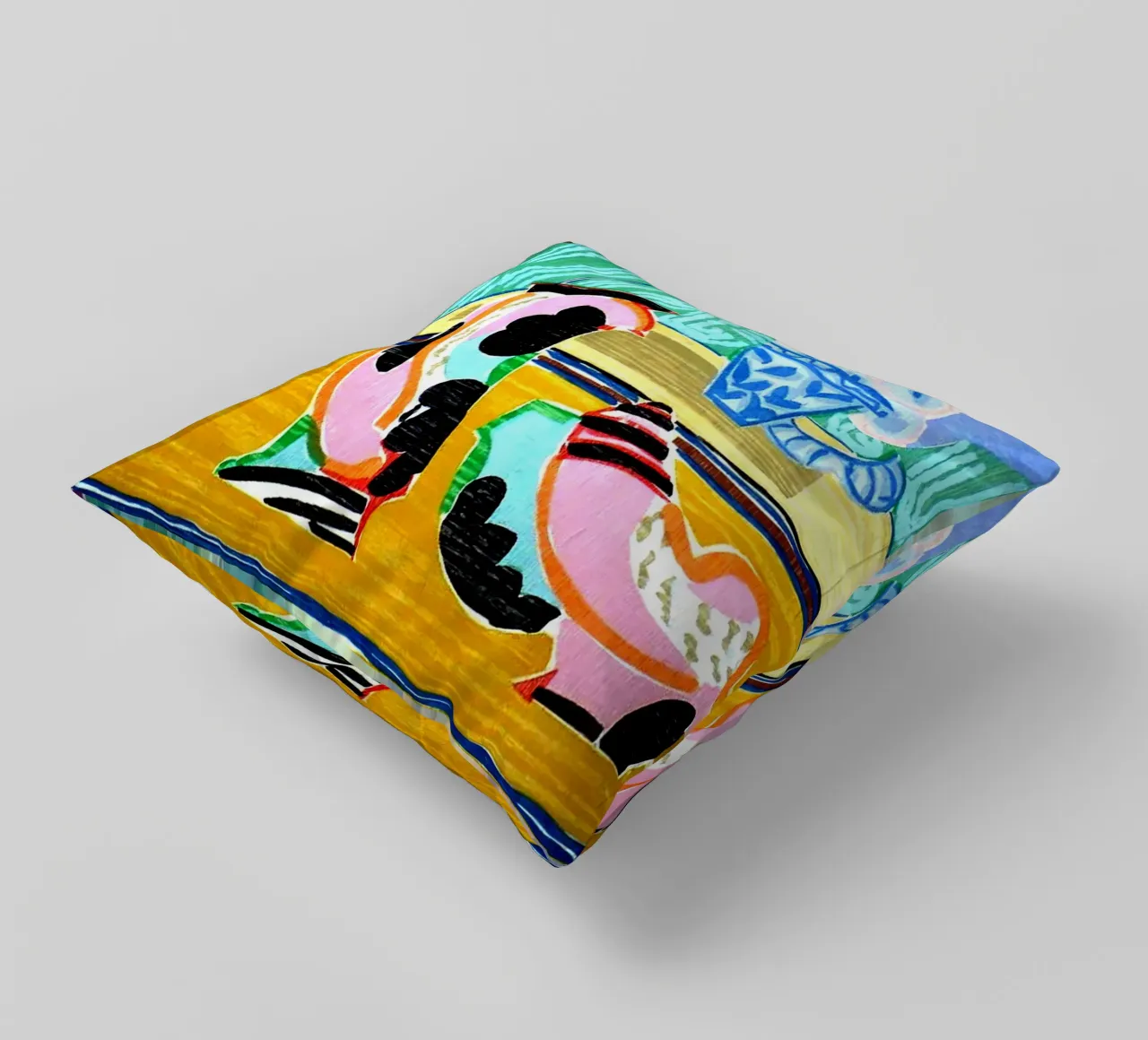 Kabuki Space decorative cushion by Ettyhmoz