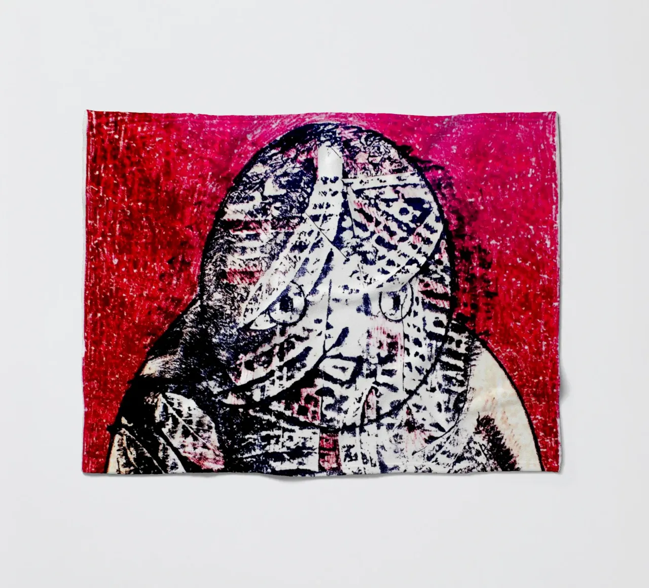 Hibou Lithograph 1955 fleece blanket by Ettyhmoz