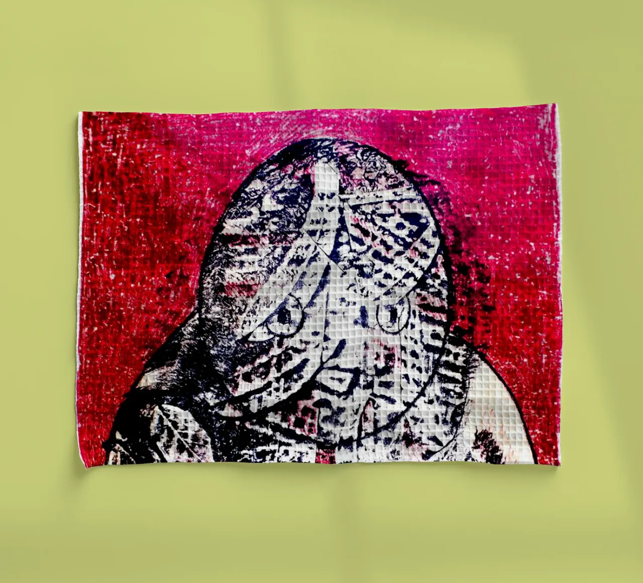 Hibou Litho 1955 theedoek van Ettyhmoz