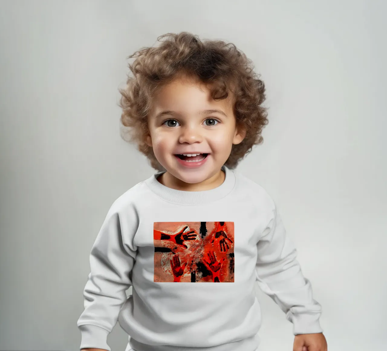 Mani in rosso 1979 felpa neonato da Ettyhmoz