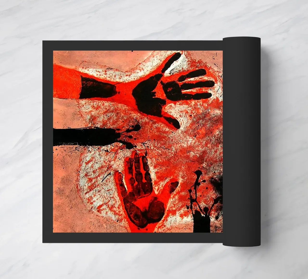 Mani in rosso 1979 zerbino da Ettyhmoz