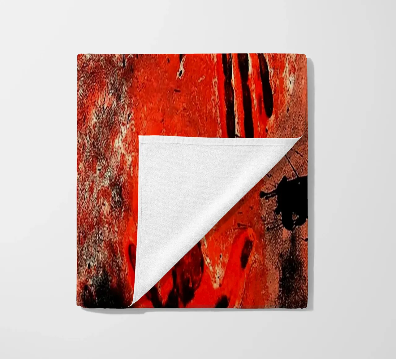 Mani in rosso 1979 telo mare da Ettyhmoz