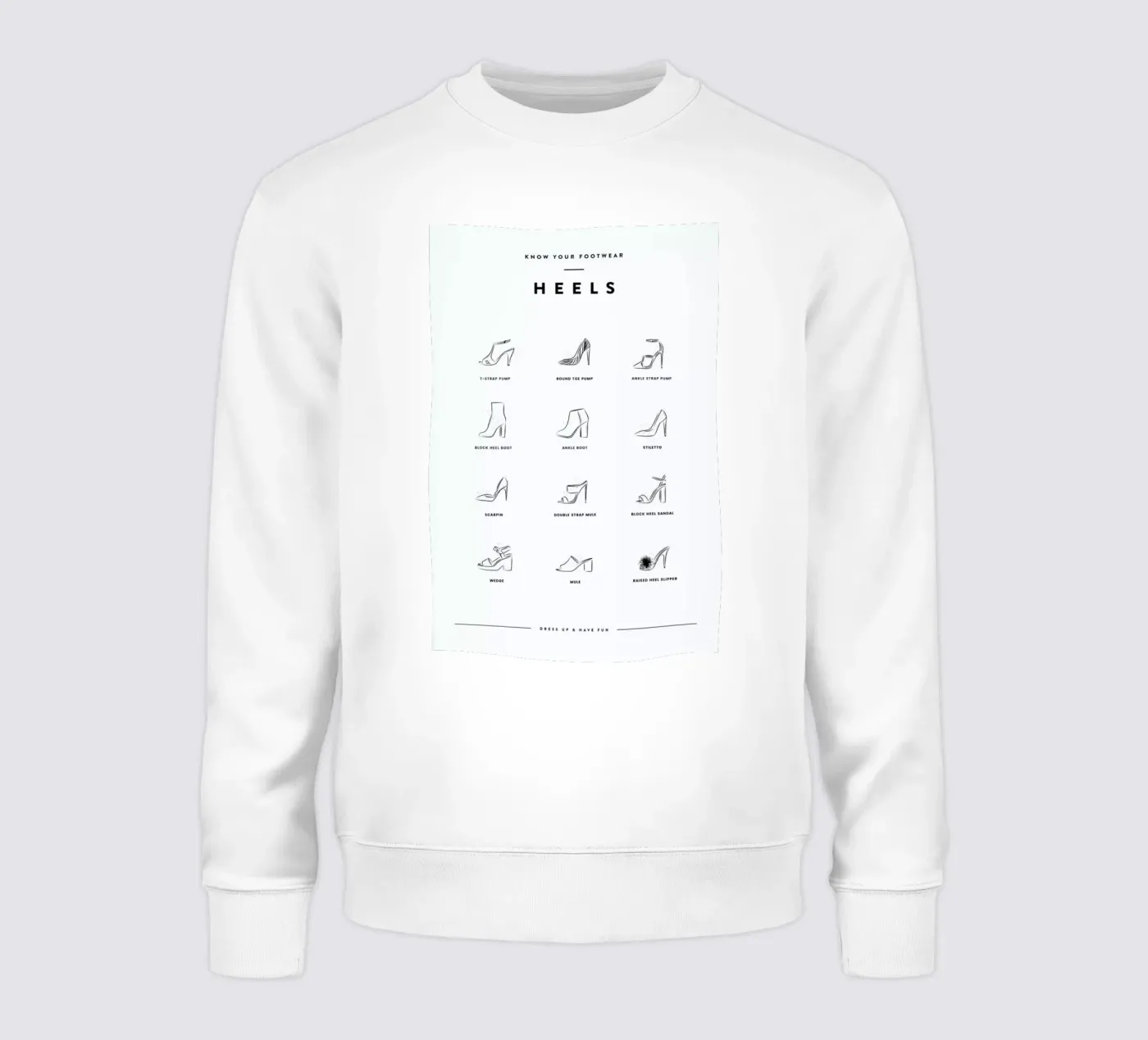 Heels Chart felpa da daylight design studio