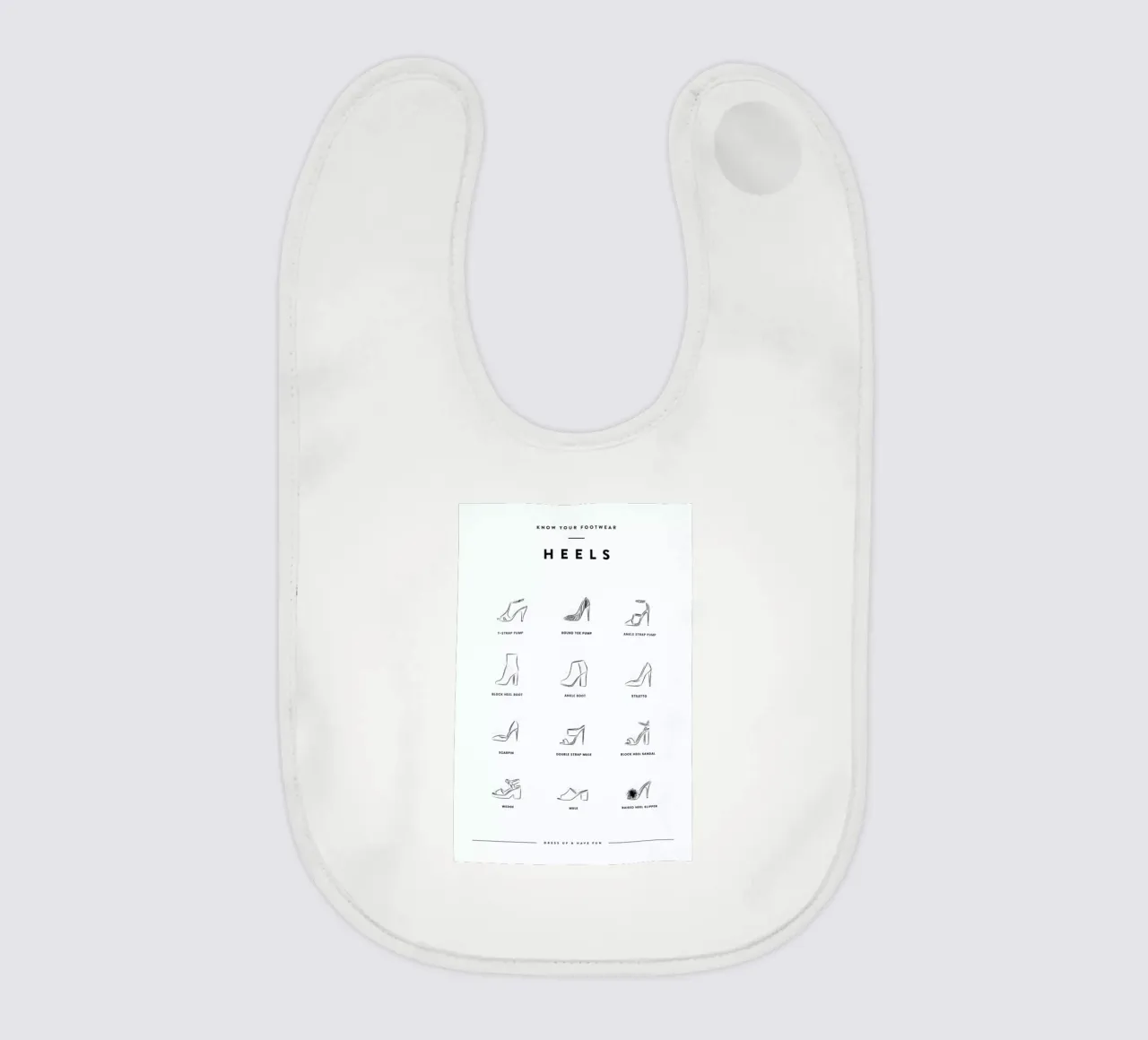 Heels Chart bavaglino da daylight design studio