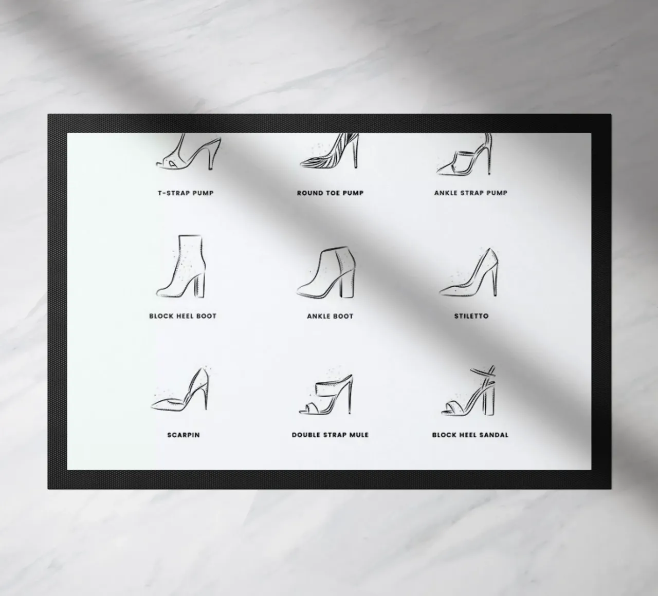Heels Chart zerbino da daylight design studio