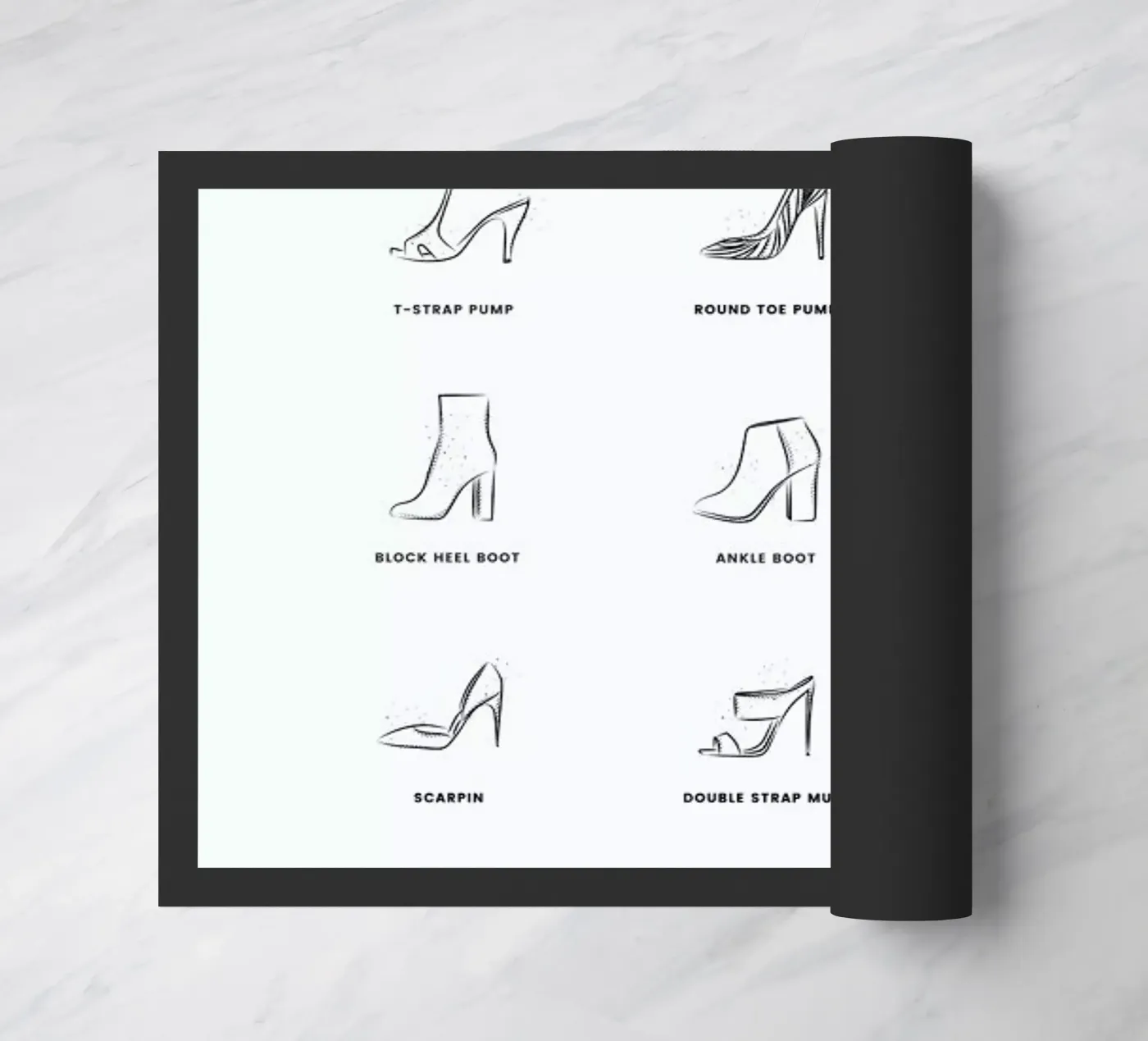 Heels Chart deurmat van daylight design studio