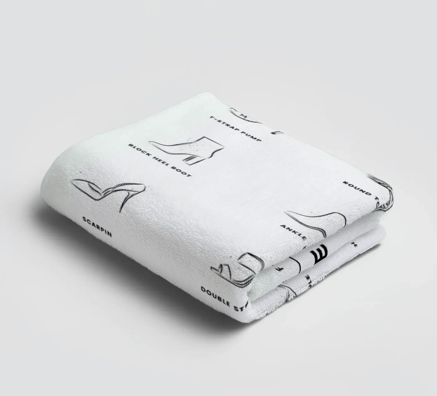 Heels Chart badhanddoek van daylight design studio