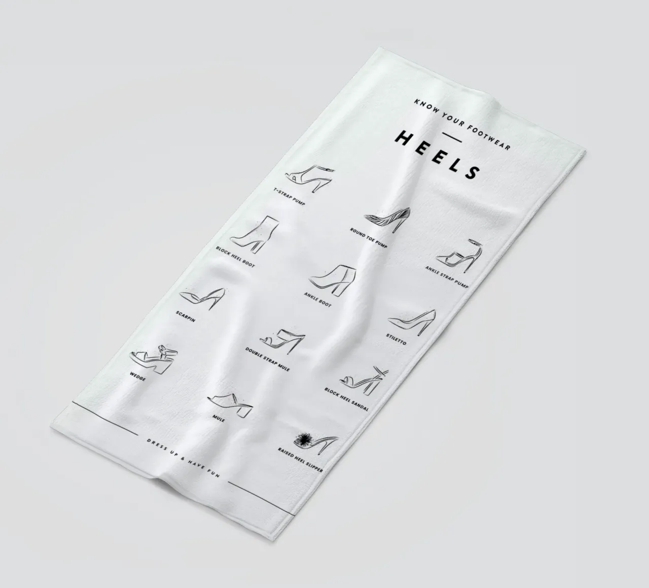 Heels Chart telo mare da daylight design studio