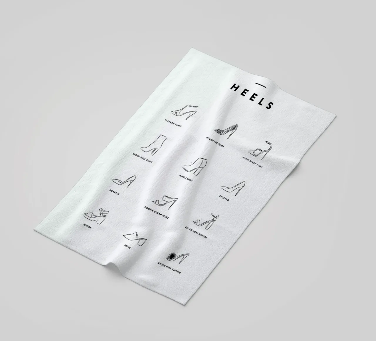 Heels Chart telo mare da daylight design studio