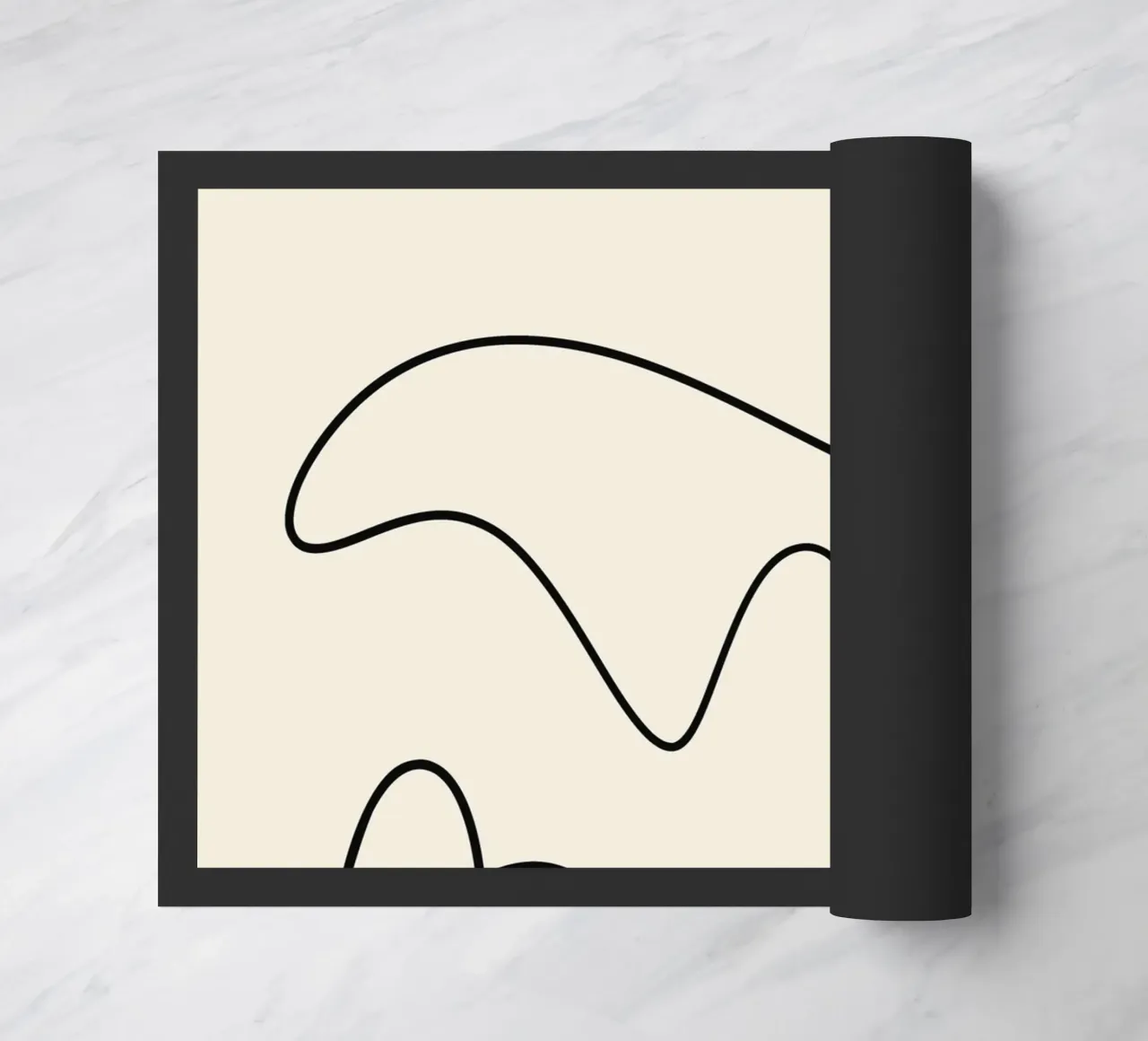 Minimal graceful line art abstract 09 zerbino da Little Dean