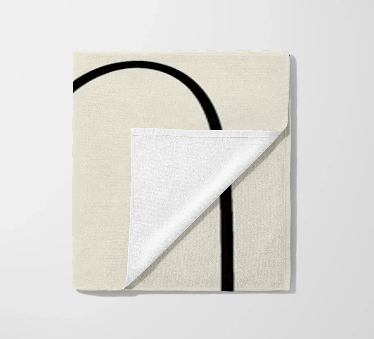 Minimal graceful line art abstract 09 telo mare da Little Dean