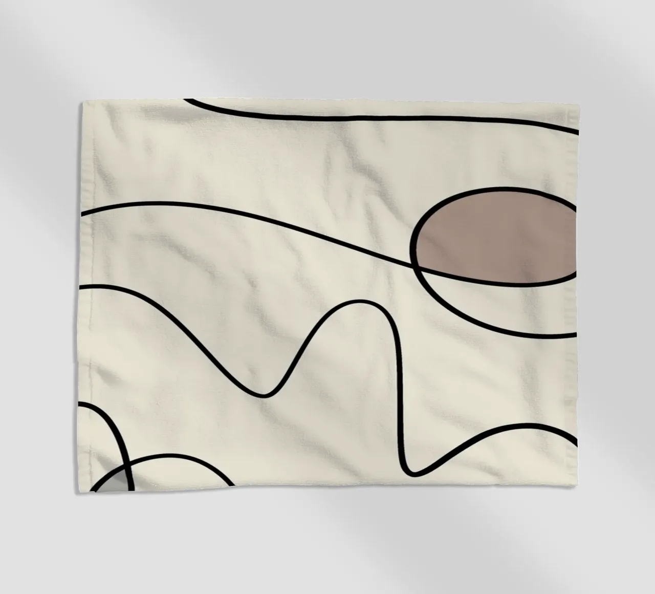 Minimal graceful line art abstract 09 telo mare da Little Dean