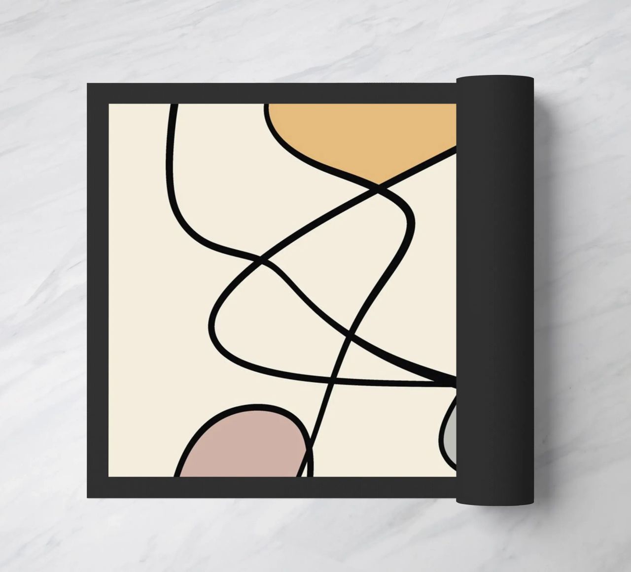 Minimal graceful line art abstract 08 zerbino da Little Dean