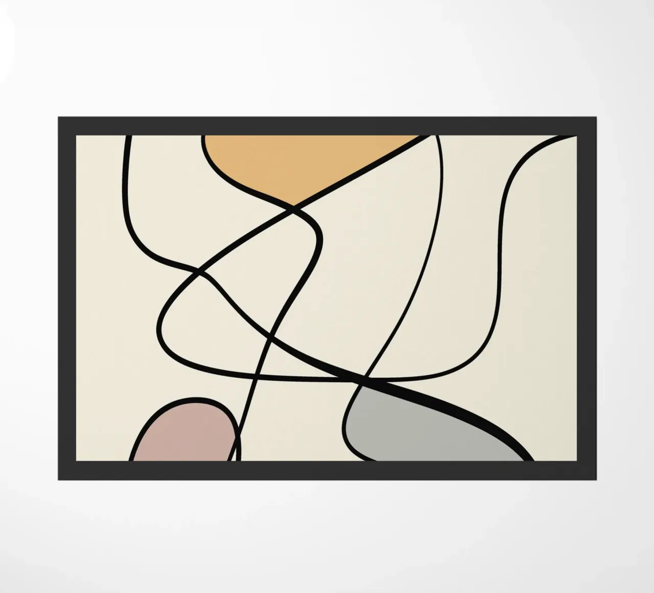 Minimal graceful line art abstract 08 zerbino da Little Dean