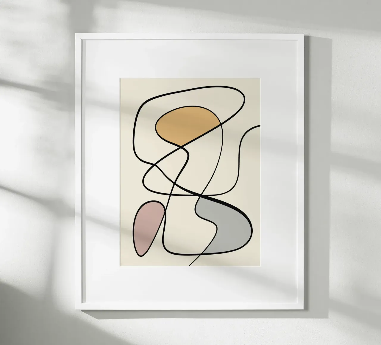 Minimal graceful line art abstract 08 carta hahnemühle da Little Dean