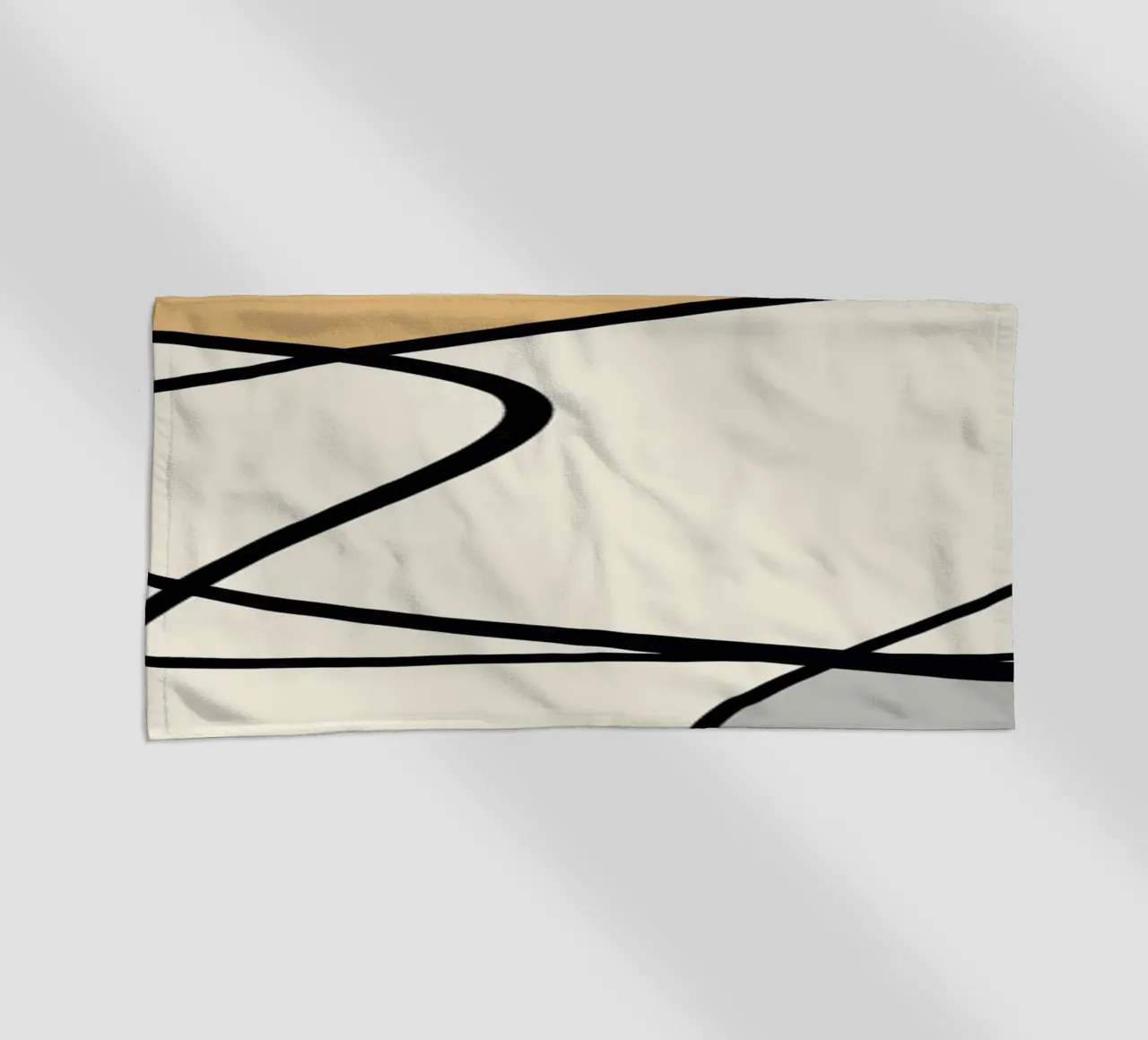 Minimal graceful line art abstract 08 telo mare da Little Dean