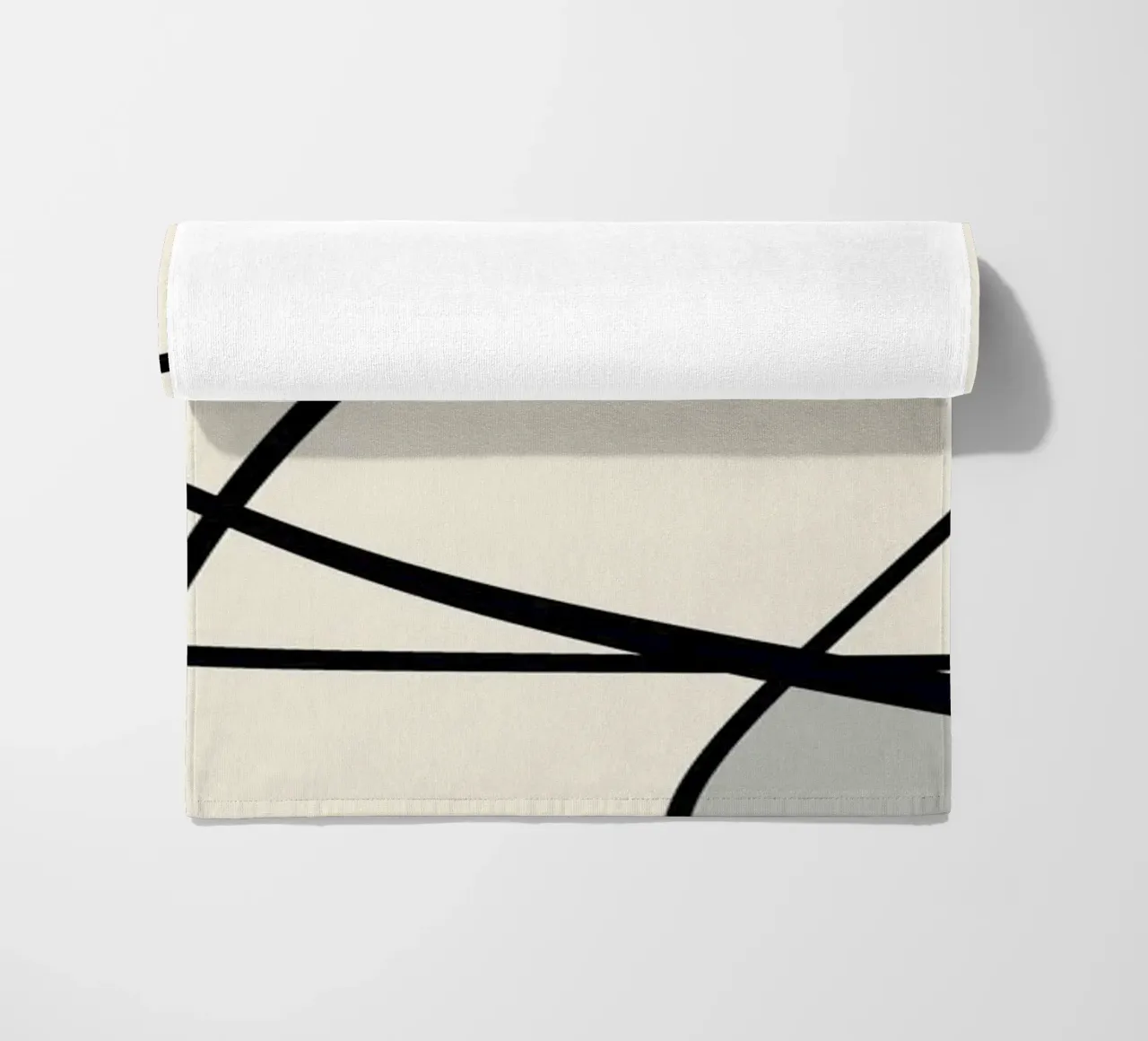 Minimal graceful line art abstract 08 telo mare da Little Dean