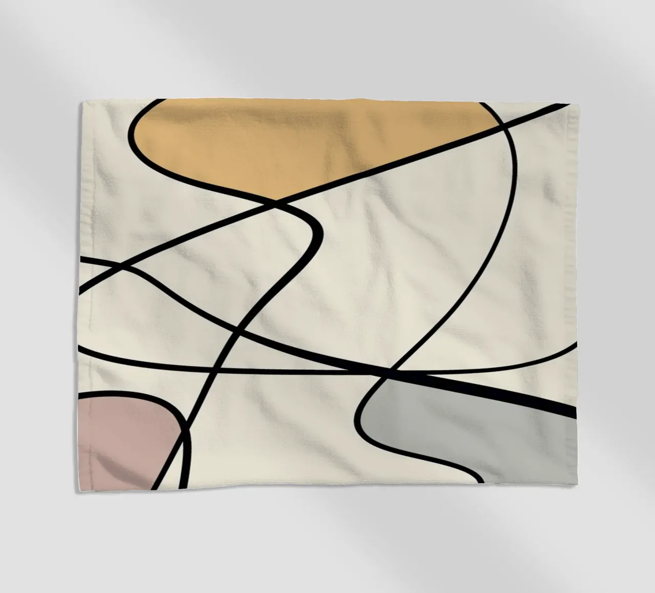 Minimal graceful line art abstract 08 telo mare da Little Dean