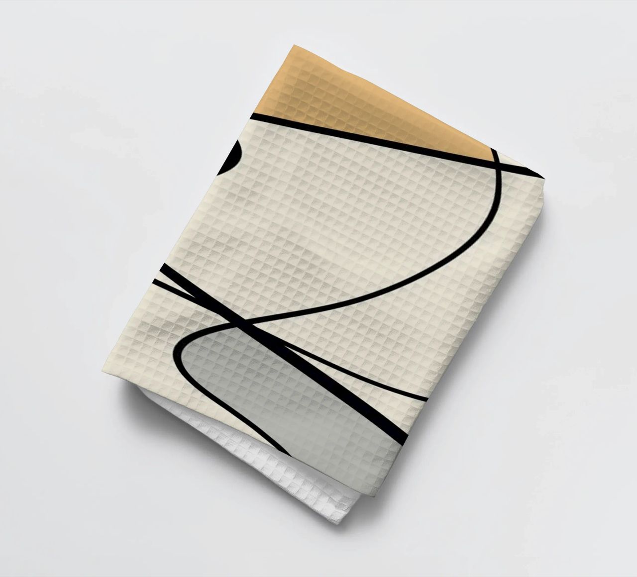 Minimal graceful line art abstract 08 canovaccio da cucina da Little Dean