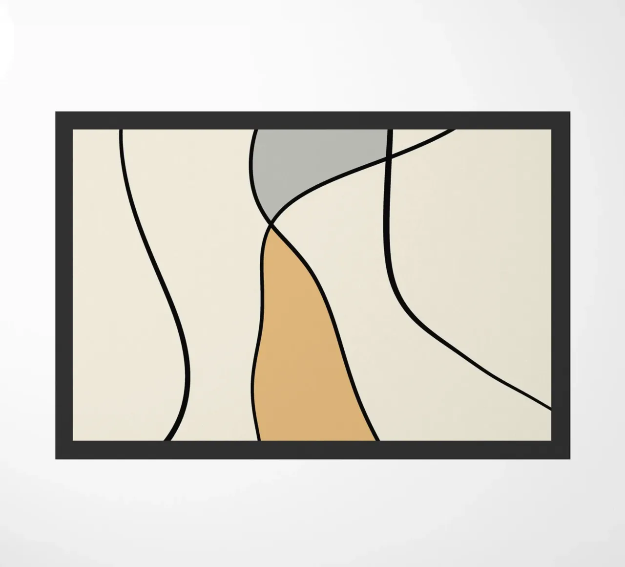Minimal graceful line art abstract 07 zerbino da Little Dean