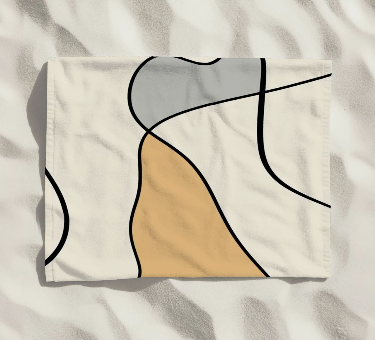 Minimal graceful line art abstract 07 telo mare da Little Dean