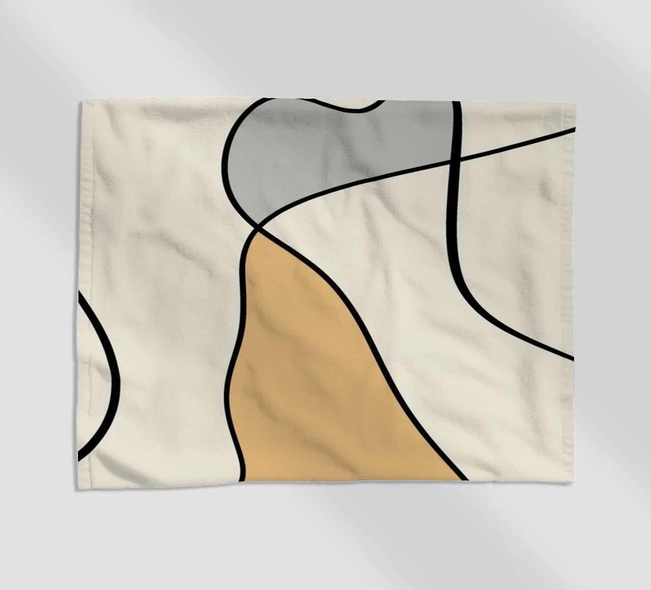 Minimal graceful line art abstract 07 telo mare da Little Dean