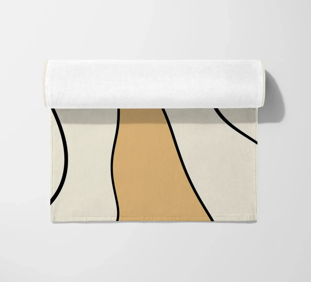 Minimal graceful line art abstract 07 telo mare da Little Dean